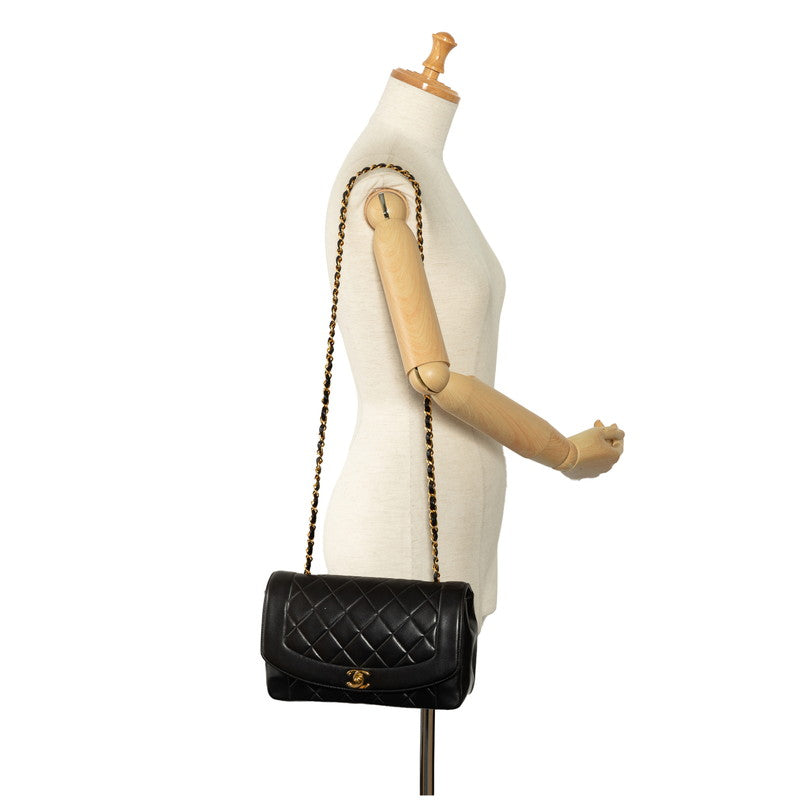 Top Quality Chanel Matrace Dianaflap Chain Shoulder Bag Black G   Chanel