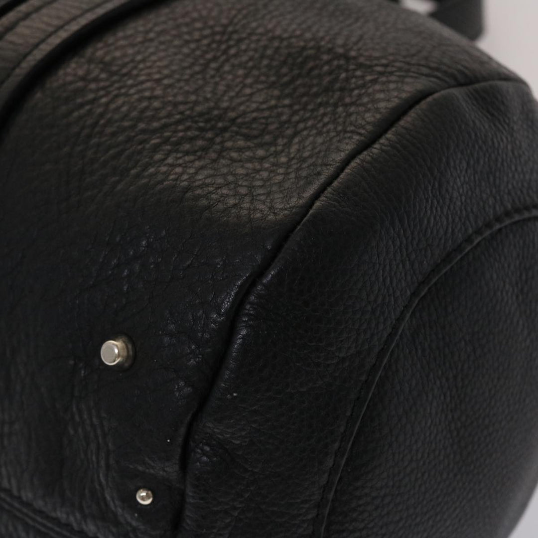Chloe Mr Paddington Boston Bag Leather Black 48467