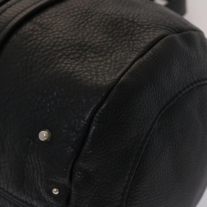 Chloe Mr Paddington Boston Bag Leather Black 48467