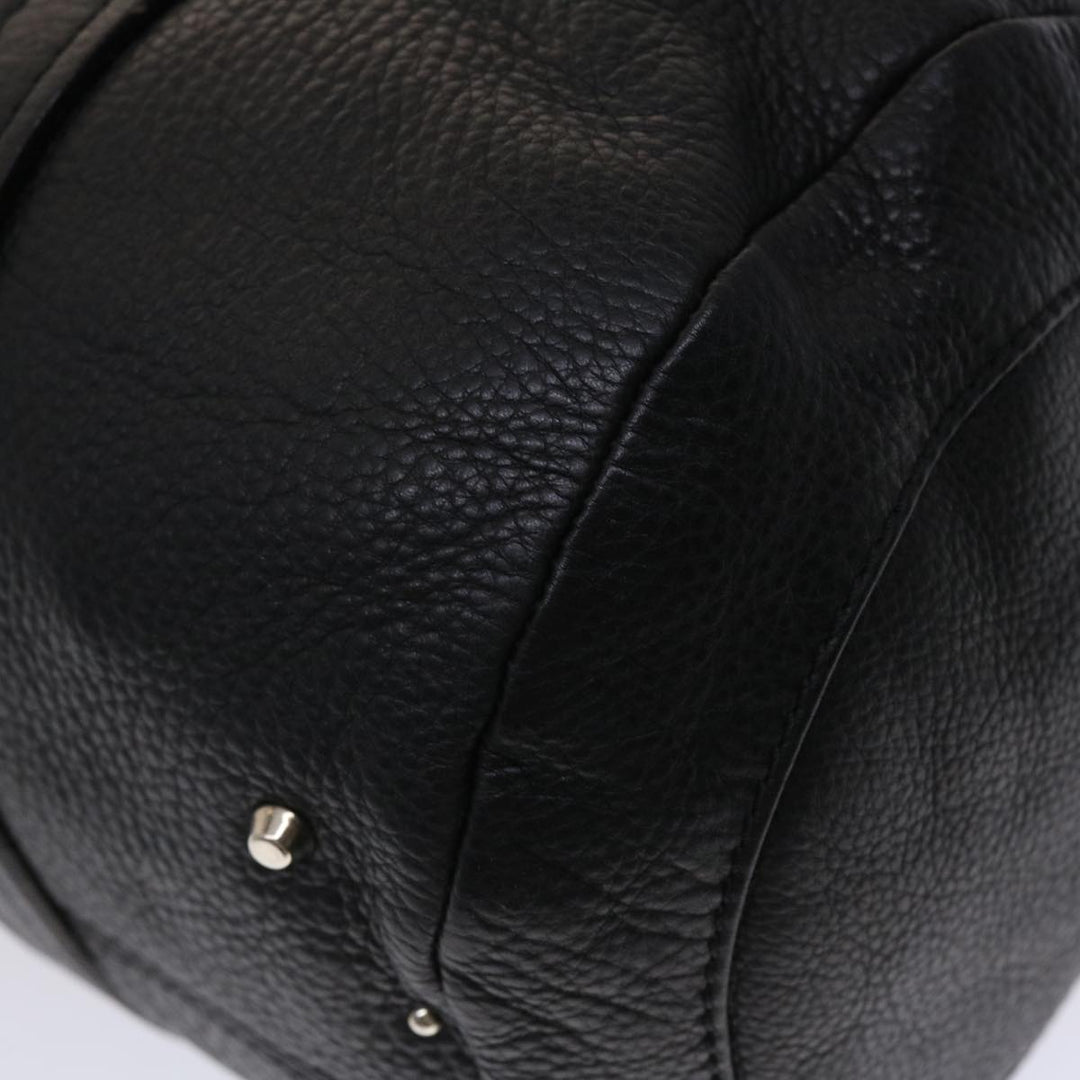 Chloe Mr Paddington Boston Bag Leather Black 48467
