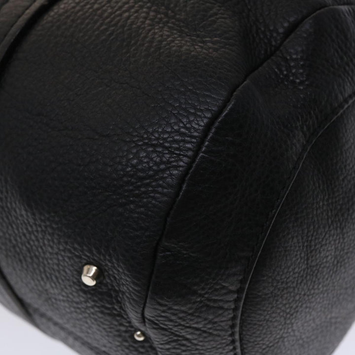 Chloe Mr Paddington Boston Bag Leather Black 48467