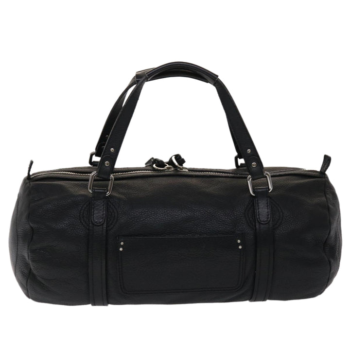 Chloe Mr Paddington Boston Bag Leather Black 48467