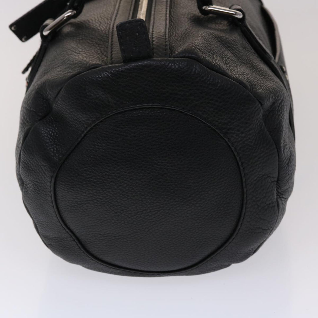 Chloe Mr Paddington Boston Bag Leather Black 48467