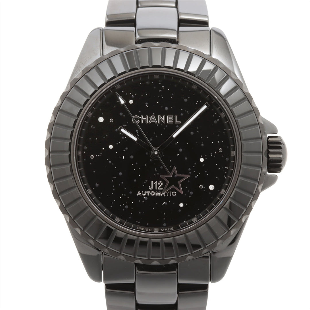 Top Quality Chanel J12 Interstellar H7989 SSCE AT Black