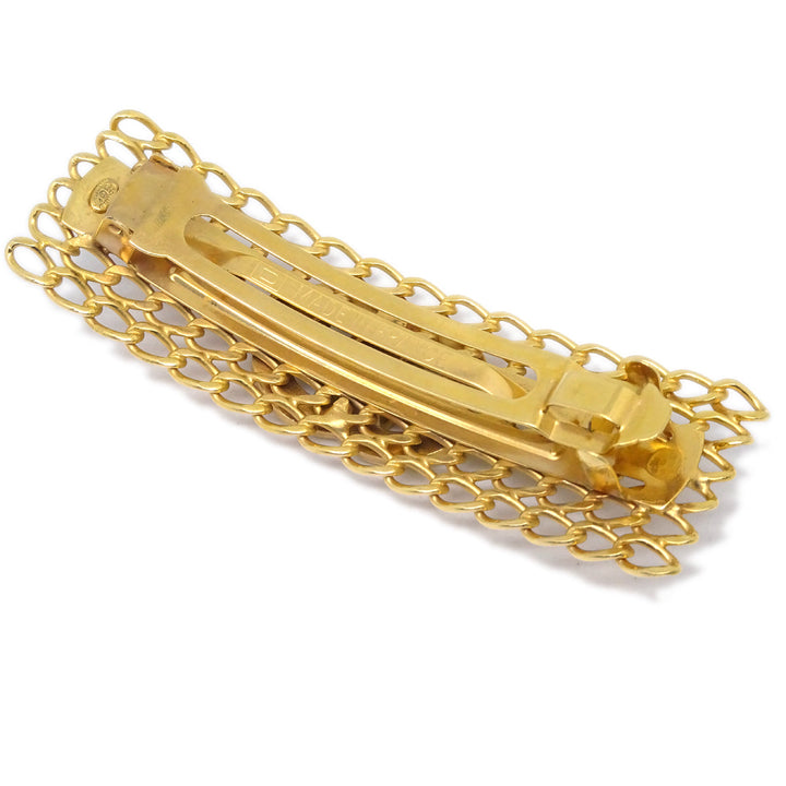 Top Quality Chanel Hair Clip Hairpin Barrette Gold 02P