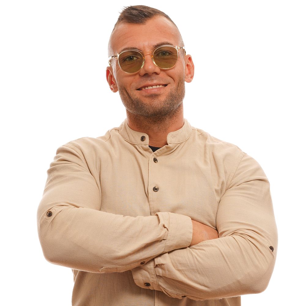 Scotch & Soda Yellow Men Men's Sunglasses