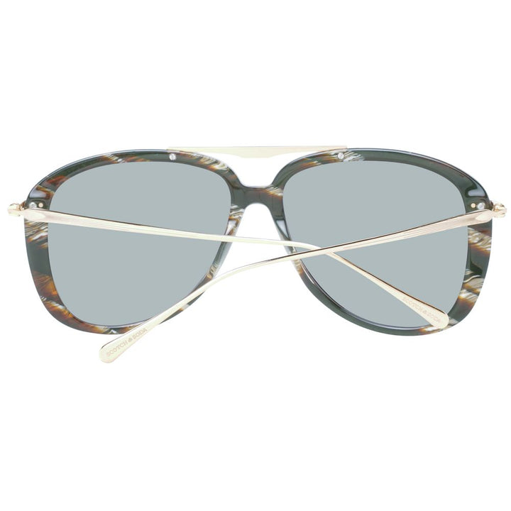 Scotch & Soda Black Men Men's Sunglasses