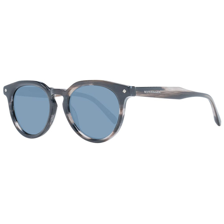 Scotch & Soda Black Men Men's Sunglasses