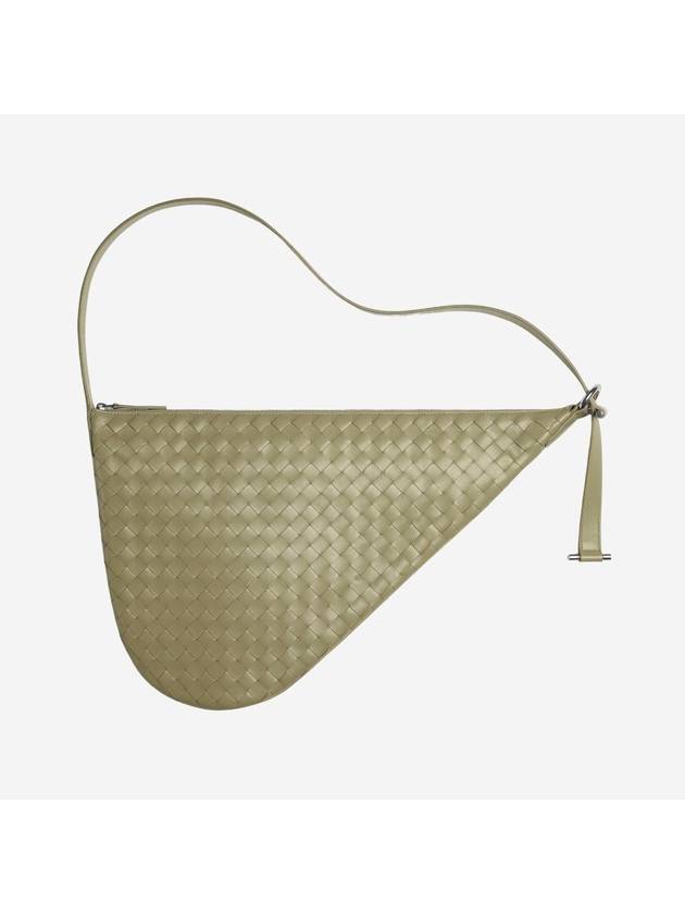 Bottega veneta Intrecciato Virgule Cross Bag Travertine