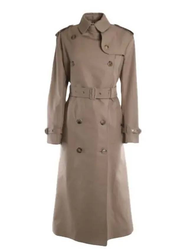 Burberry WoMen's Gabardine Loopback Trench Coat Beige