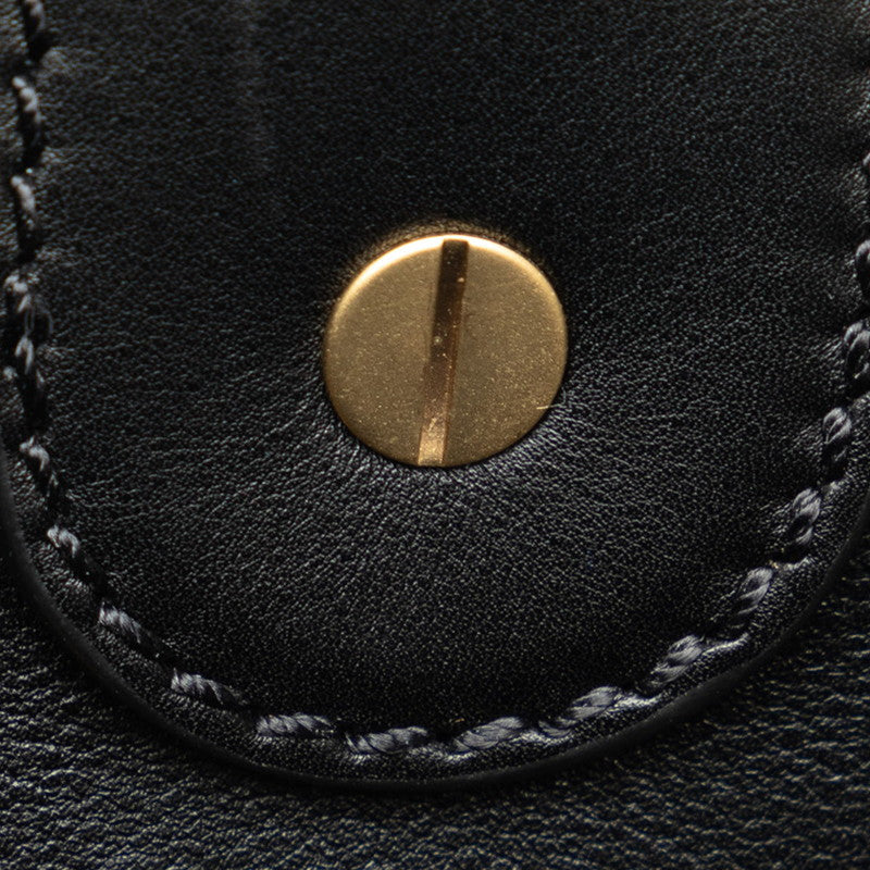 Top Quality Chanel Black Straw Chain Tote Handbag