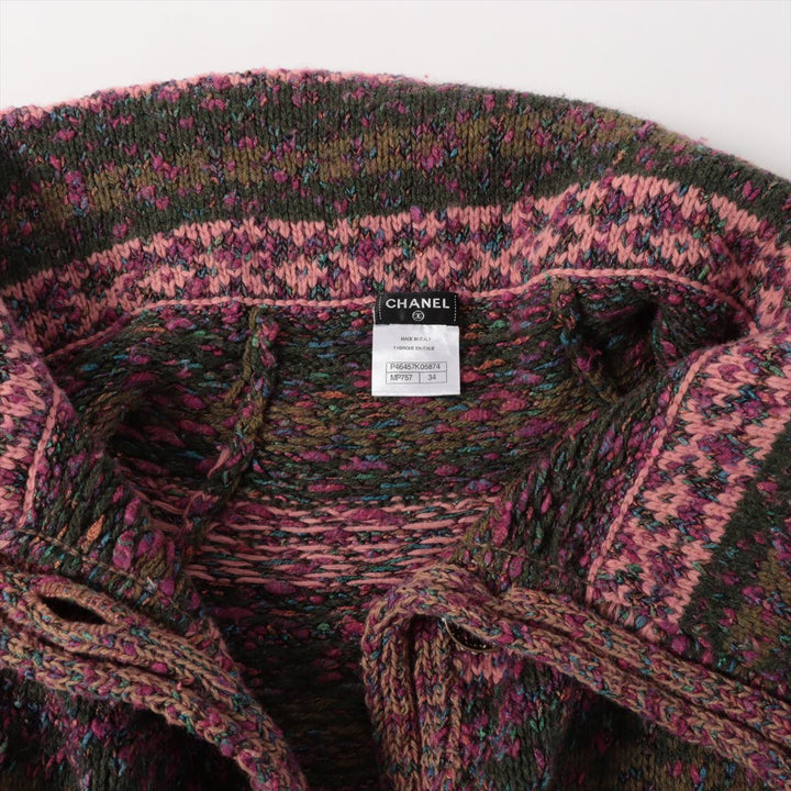 Top Quality Chanel Grippor Cotton x Wool Cardigan 34  Multicolor P46457K05874