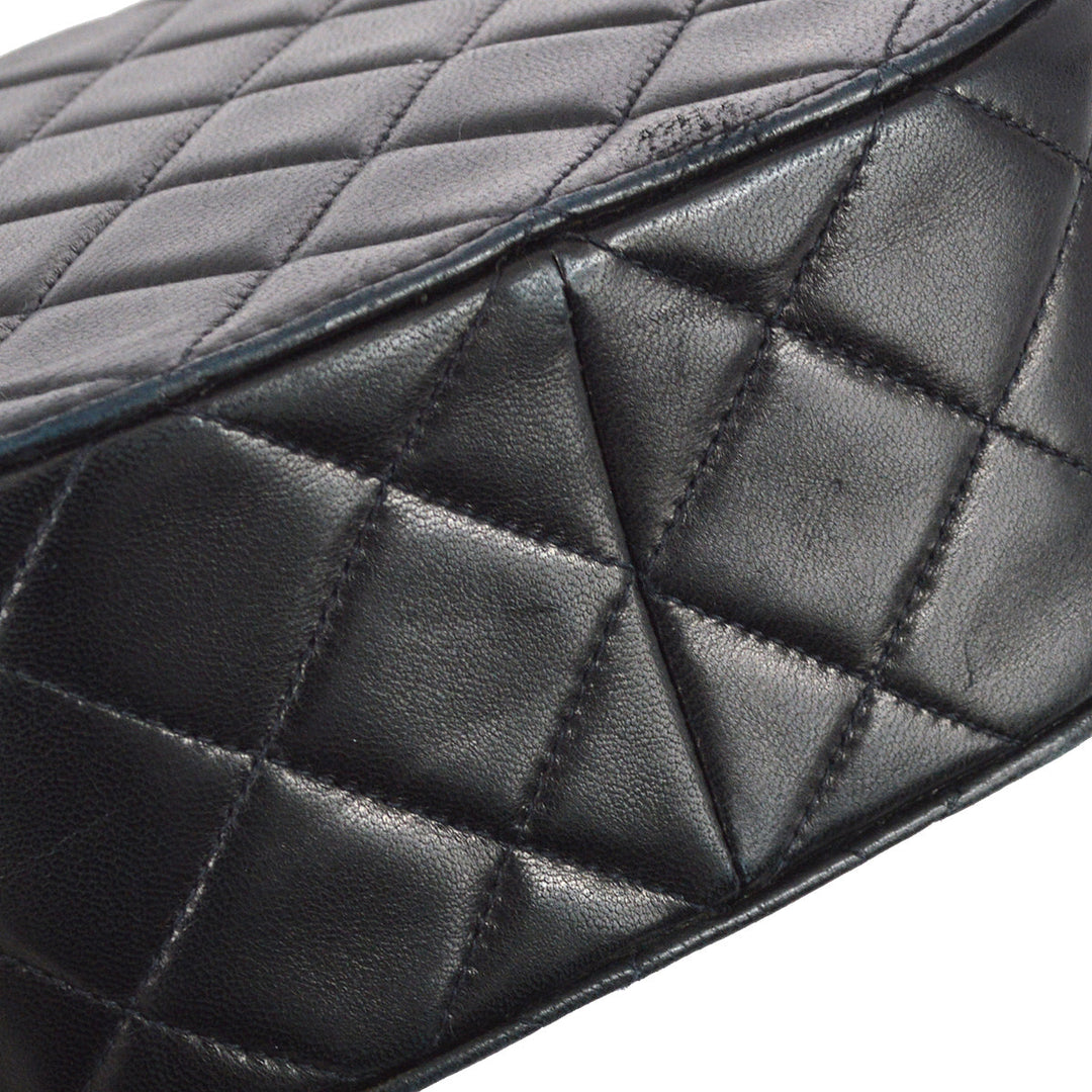 Top Quality Chanel 1991-1997 Black Lambskin Handbag