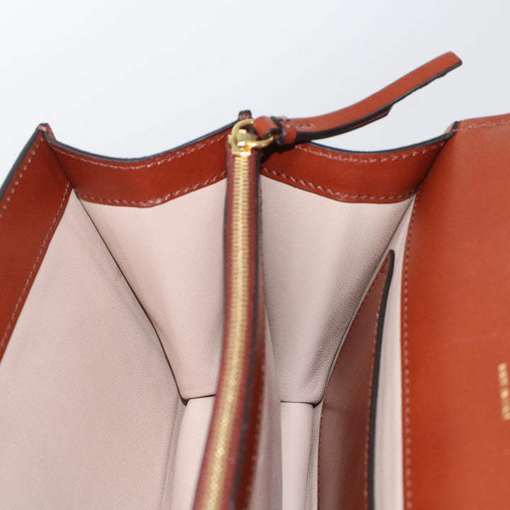 Chloe Abby Chain Shoulder Bag Leather Brown CHC19WS206 B72 49312A