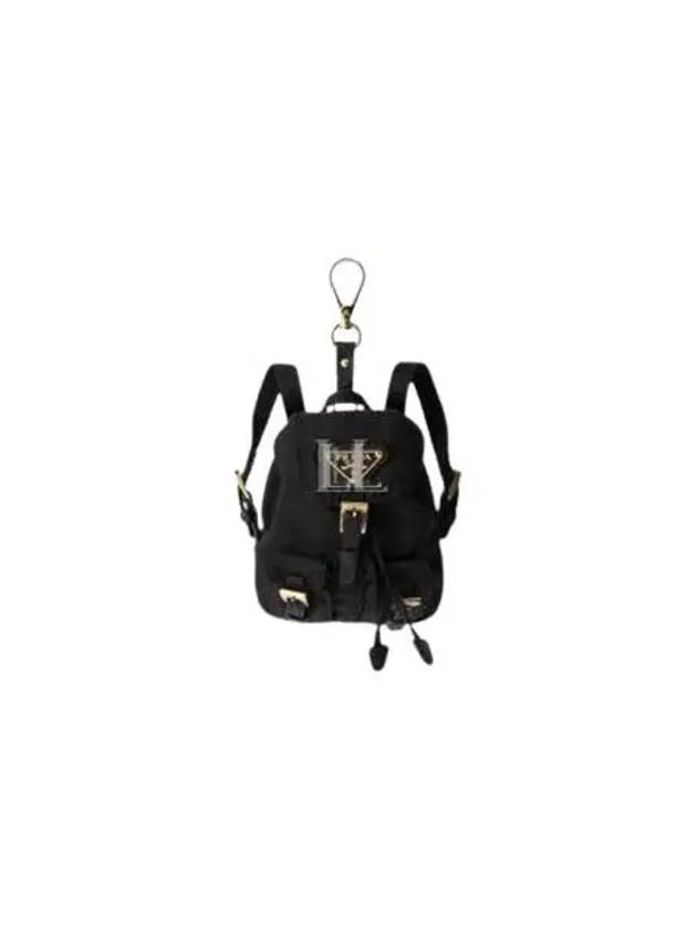 Charm Re-Nylon Mini Backpack Black