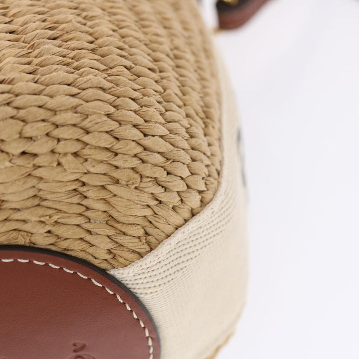 Chloe Small Woody Shoulder Bag straw Beige 03-21-68-65 49911