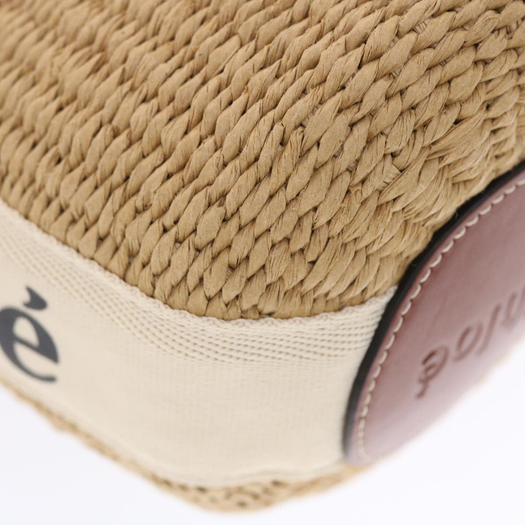 Chloe Small Woody Shoulder Bag straw Beige 03-21-68-65 49911