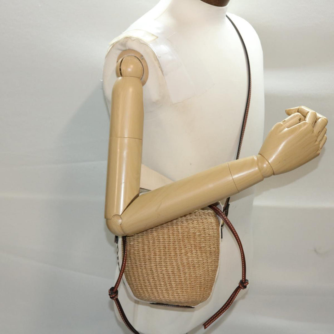 Chloe Small Woody Shoulder Bag straw Beige 03-21-68-65 49911