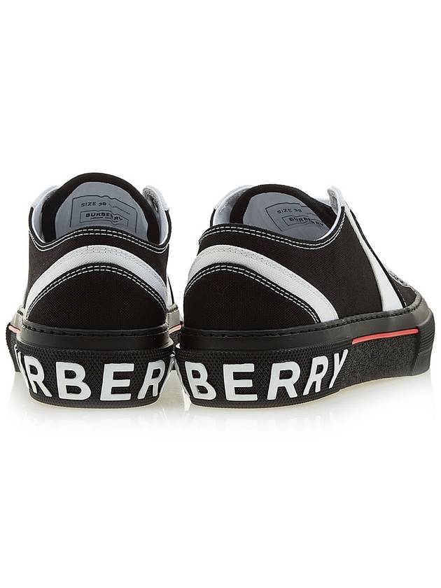 Burberry Color Block Logo Detail Low Top Sneakers Black