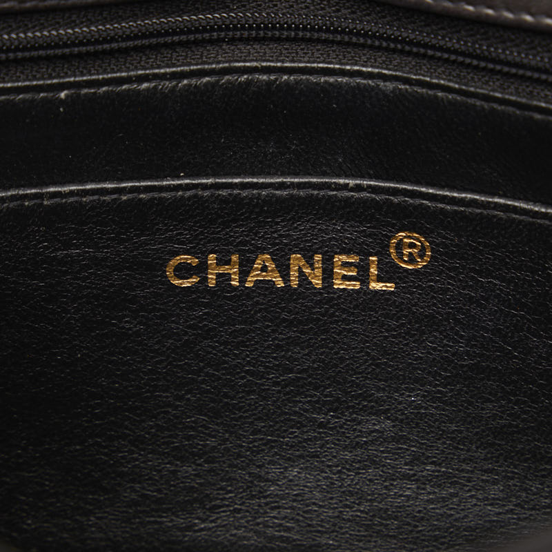 Top Quality Chanel Diana 23 Chain Shoulder Bag Black Lambskin Leather Ladies Chanel