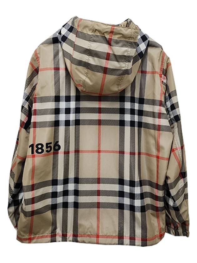 Burberry Men's Horseferry Print Check Hoodie Zip-up Beige