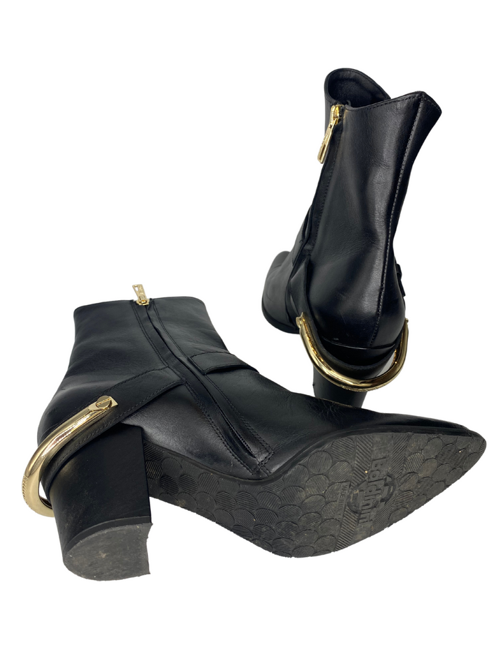 Baldinini Stirrup Studded Boots |US8.5|IT38.5|
