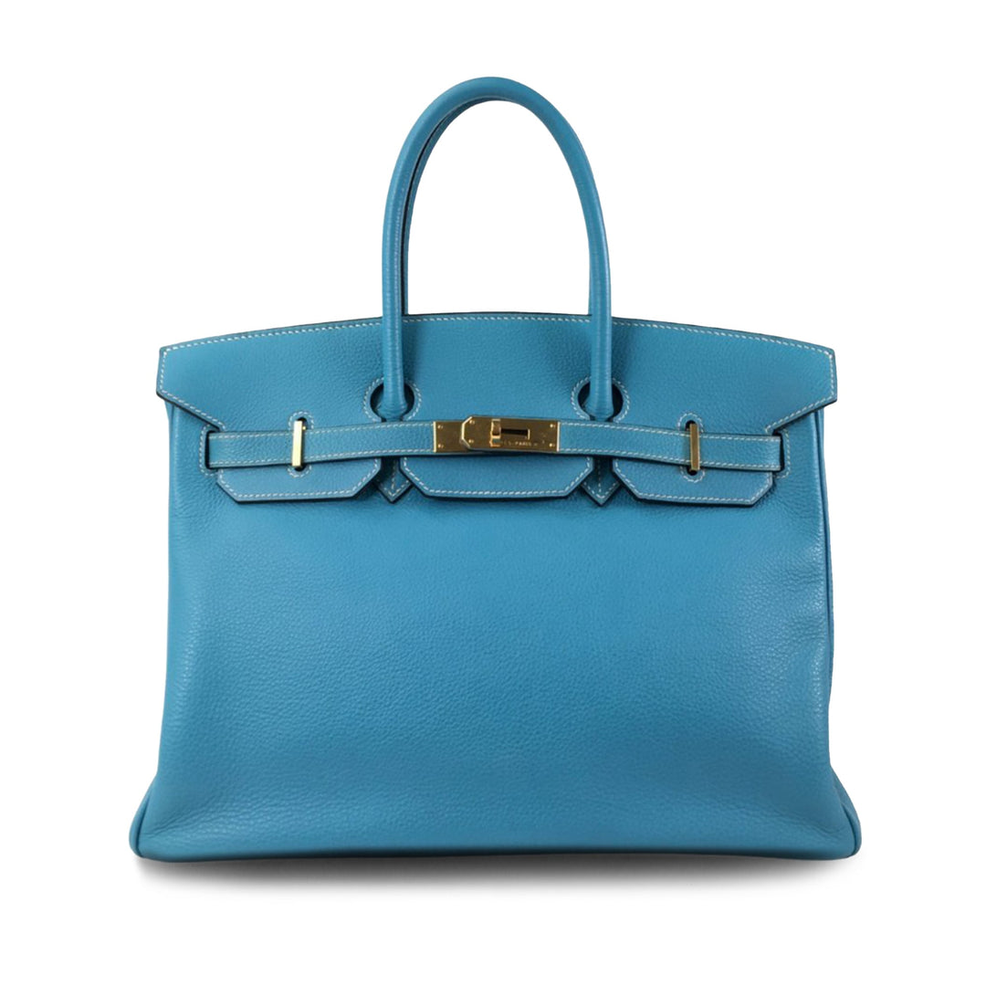 Hermes 2002 Togo Birkin 35 Handbag