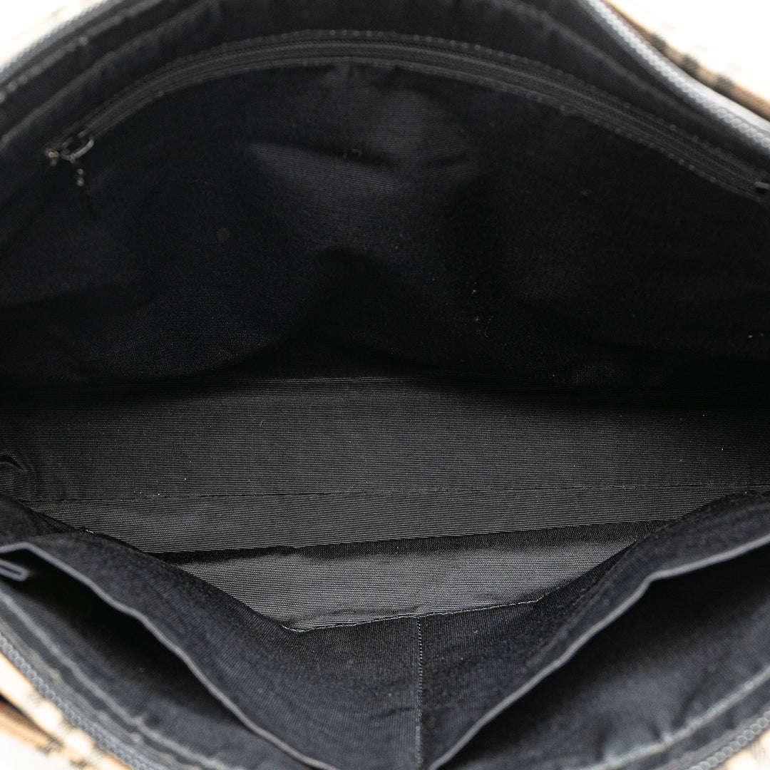 BURBERRY Haymarket Check Tote Bag