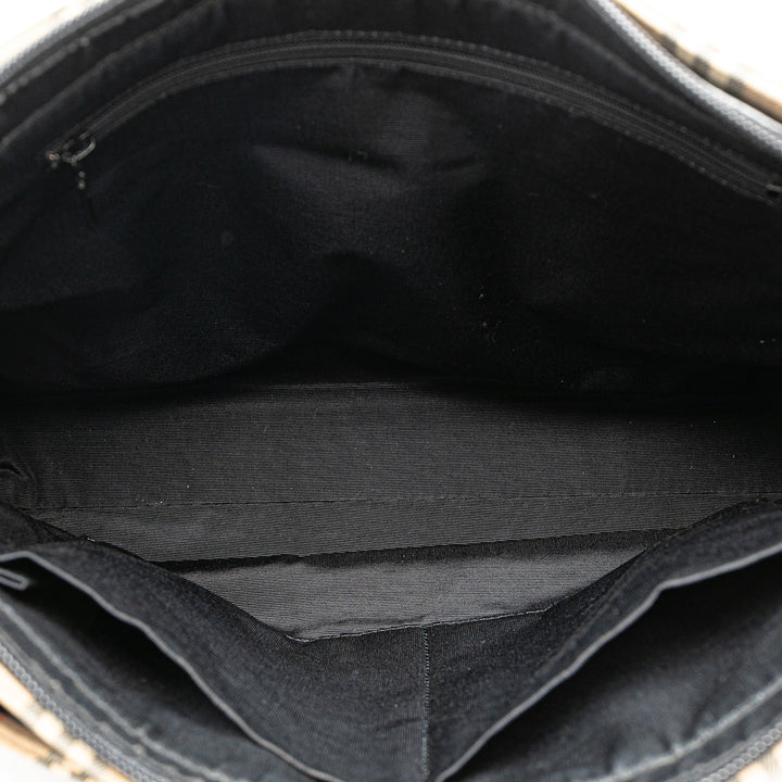 BURBERRY Haymarket Check Tote Bag