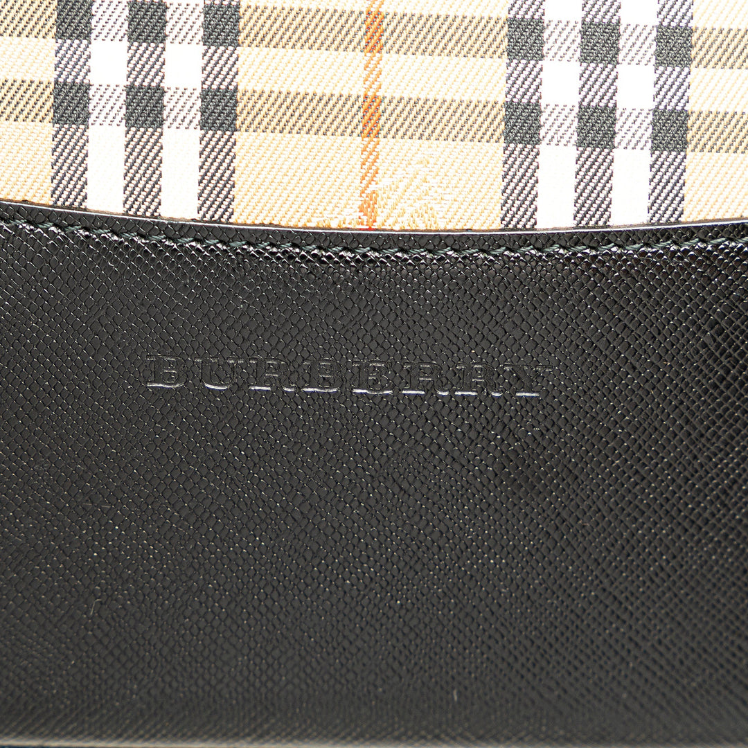 BURBERRY Haymarket Check Tote Bag