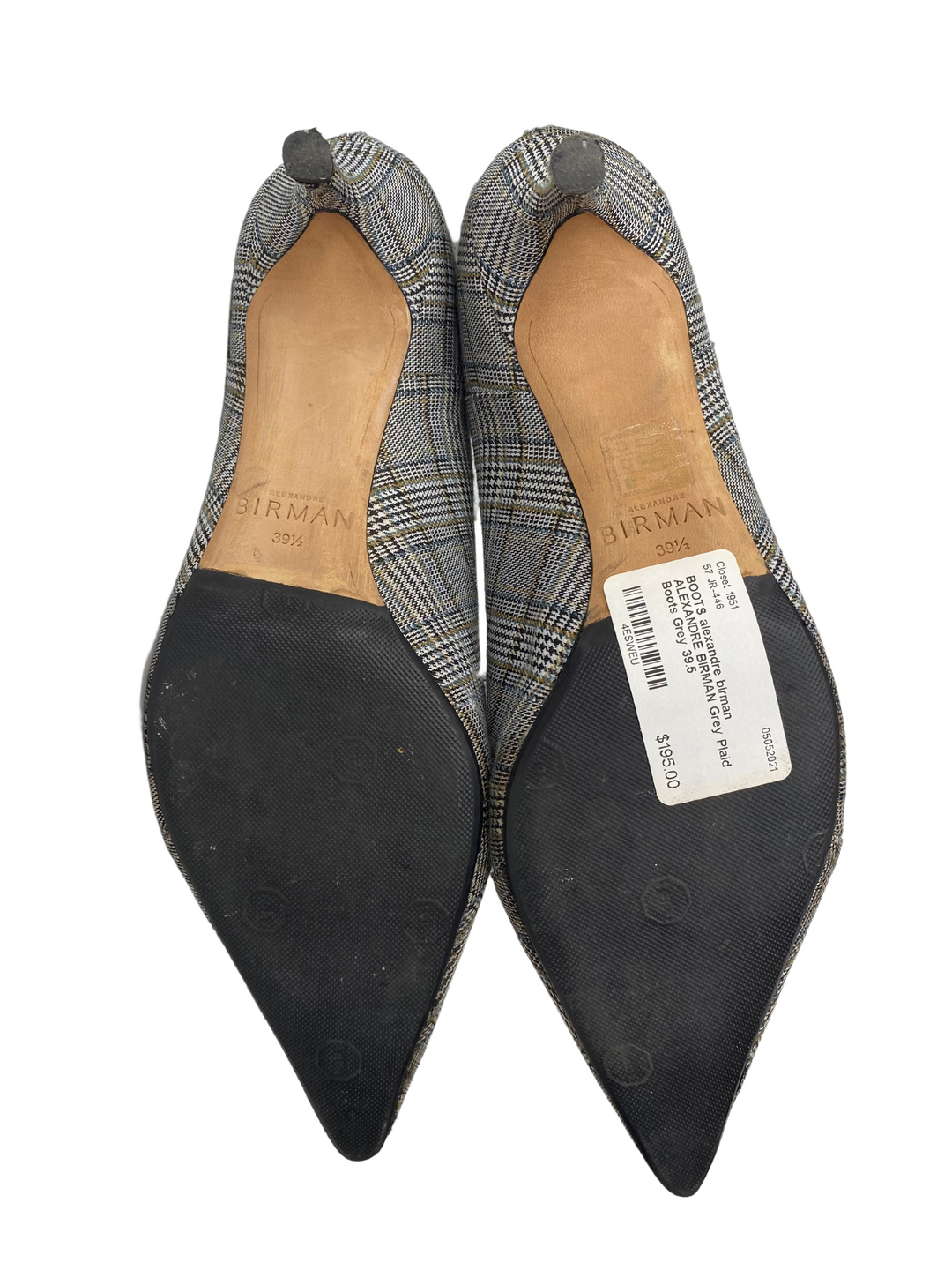 Alexandre Birman Plaid Boots |US9.5|IT39.5|