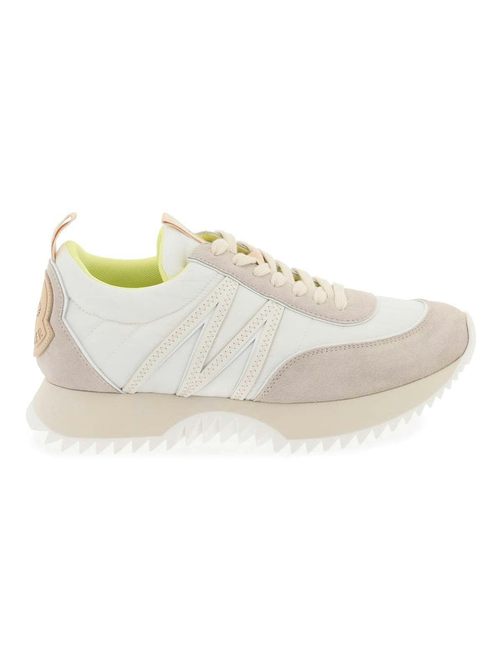 BASIC PACEY SNEAKERS IN NYLON AND SUEDE LEATHER.