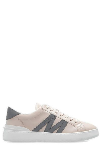 SMOOTH LEATHER RAFFIA SNEAKERS