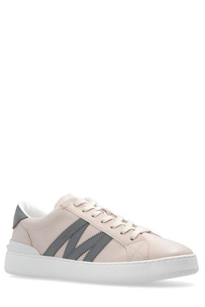 SMOOTH LEATHER RAFFIA SNEAKERS