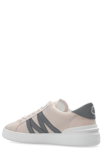 SMOOTH LEATHER RAFFIA SNEAKERS