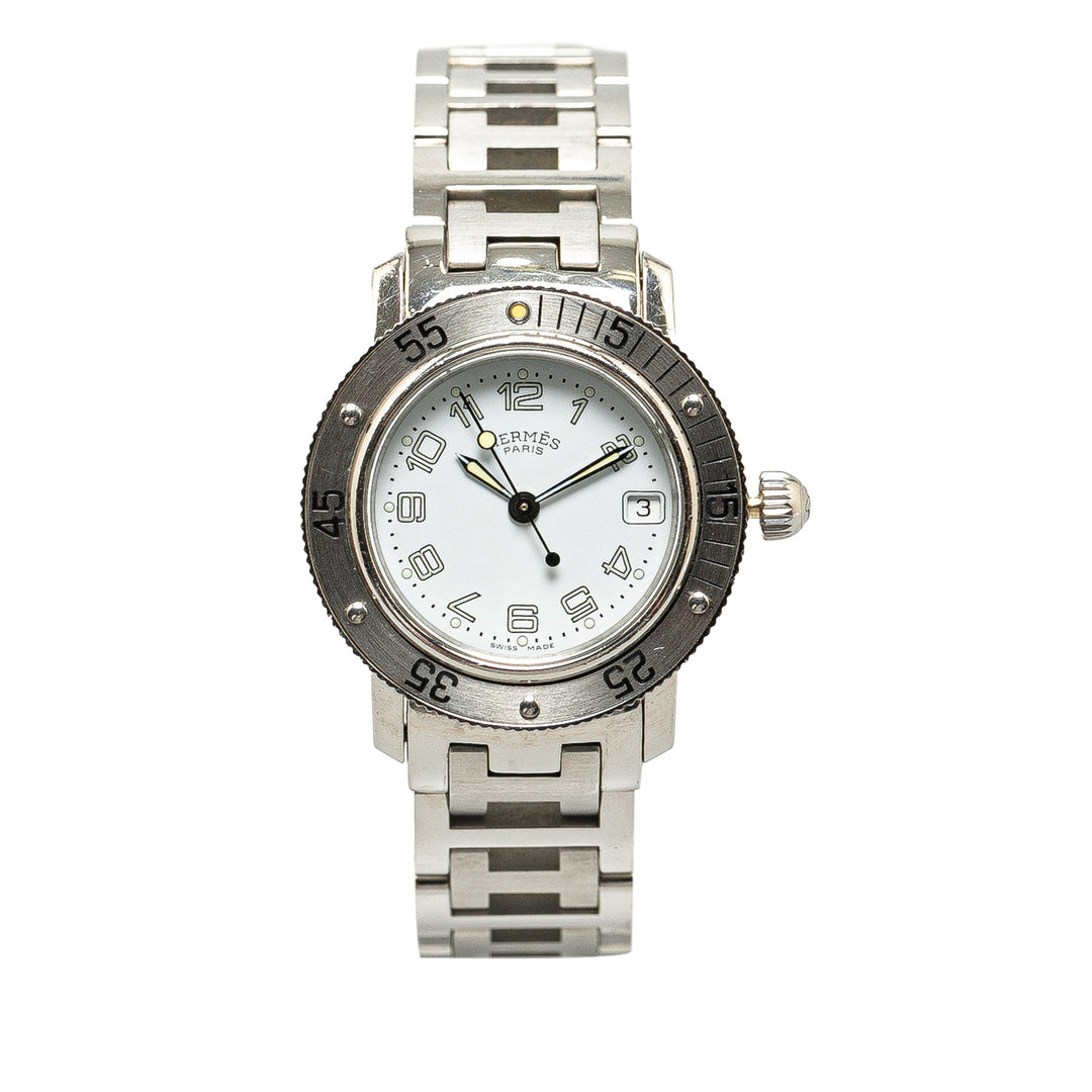 Hermes Quartz Stainless Steel Clipper Diver Watch
