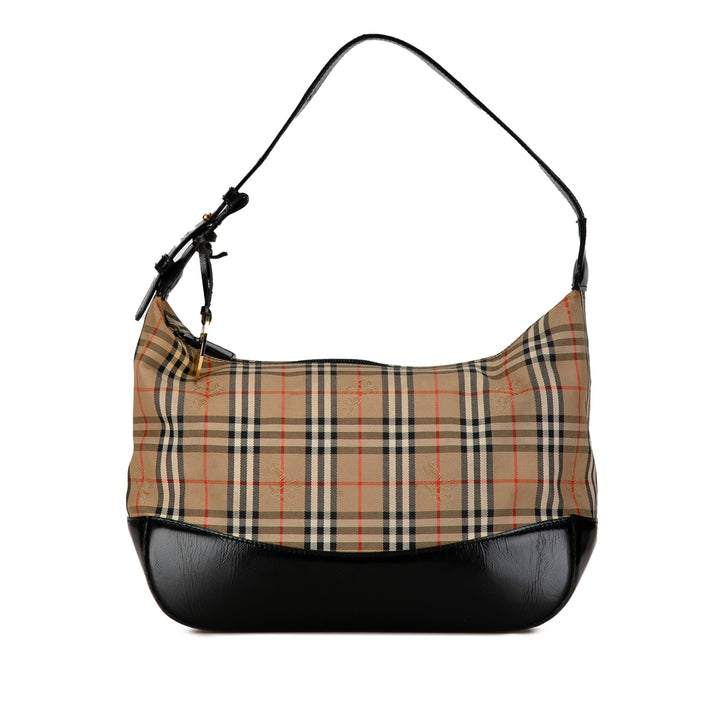 BURBERRY Haymarket Check Shoulder Bag