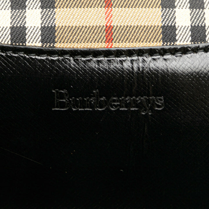 BURBERRY Haymarket Check Shoulder Bag