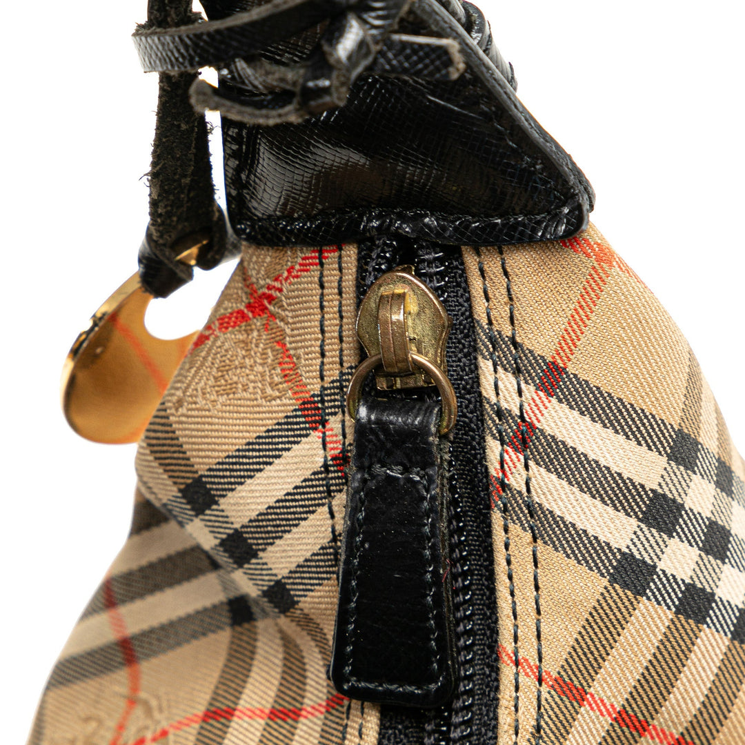 BURBERRY Haymarket Check Shoulder Bag