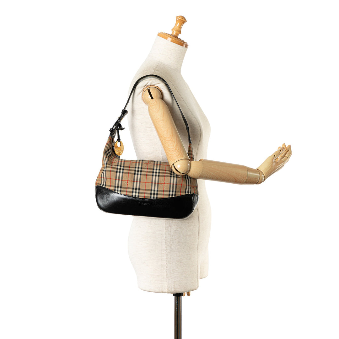 BURBERRY Haymarket Check Shoulder Bag
