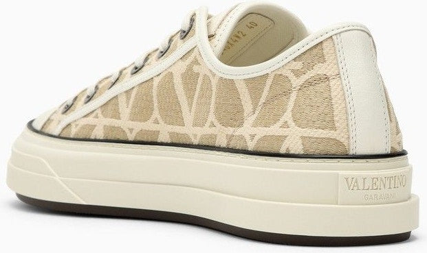 TRAINER LOW-TOP TOTALOOP TOILE ICONOGRAPHE BEIGE/IVORY