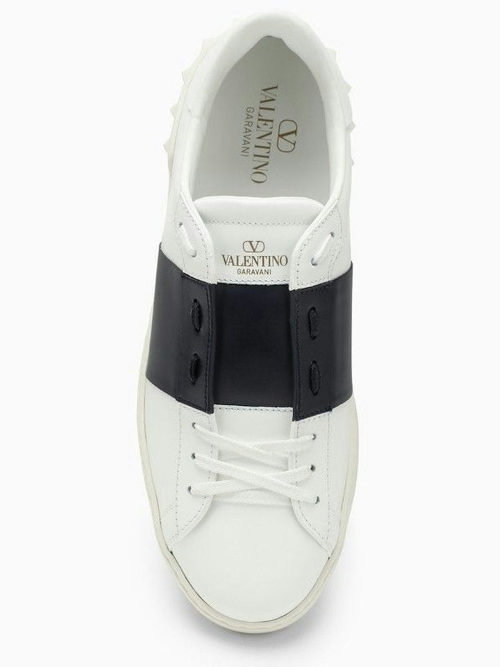 WHITE/BLACK OPEN SNEAKER