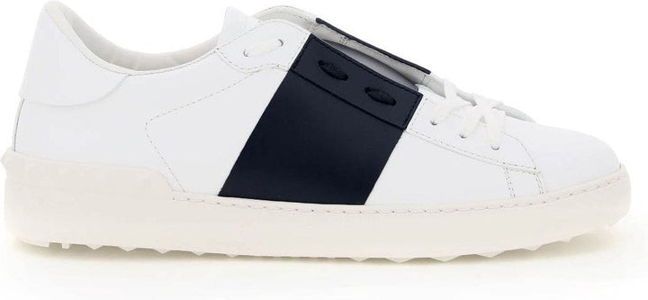 WHITE/MARINE BLUE OPEN SNEAKERS