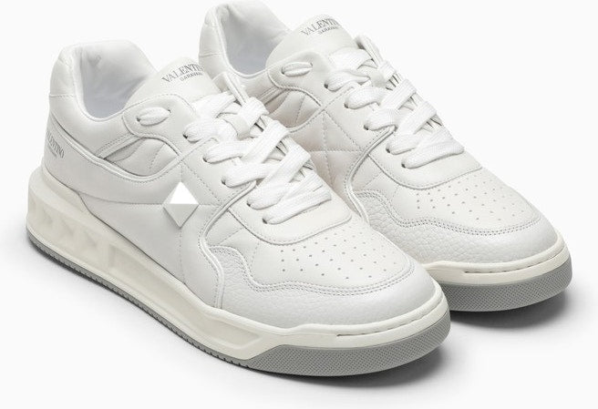 ONE STUD XL WHITE LEATHER SNEAKER