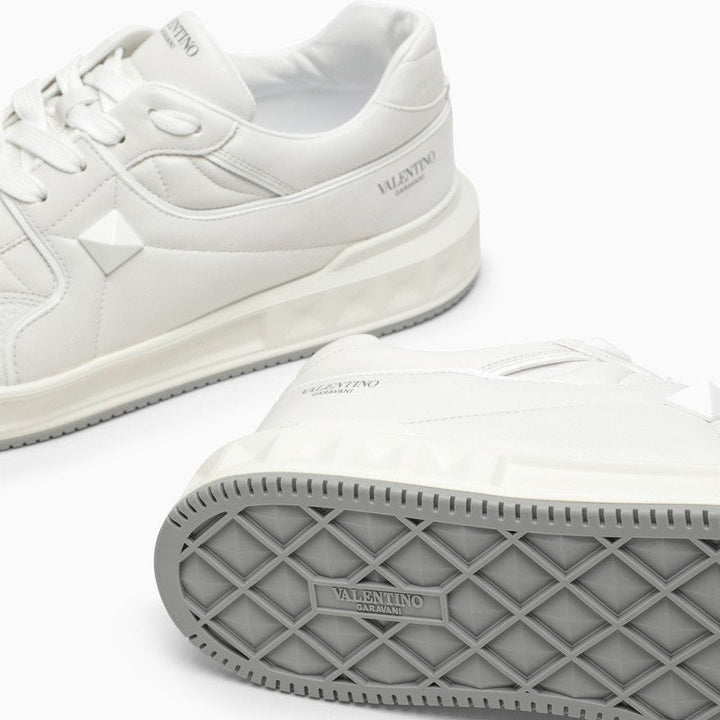 ONE STUD XL WHITE LEATHER SNEAKER