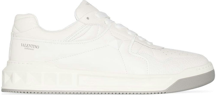 ONE STUD LEATHER SNEAKERS