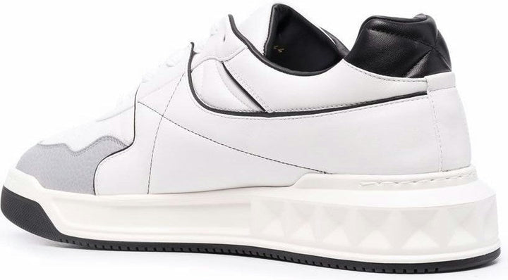 ONE STUD LEATHER SNEAKERS