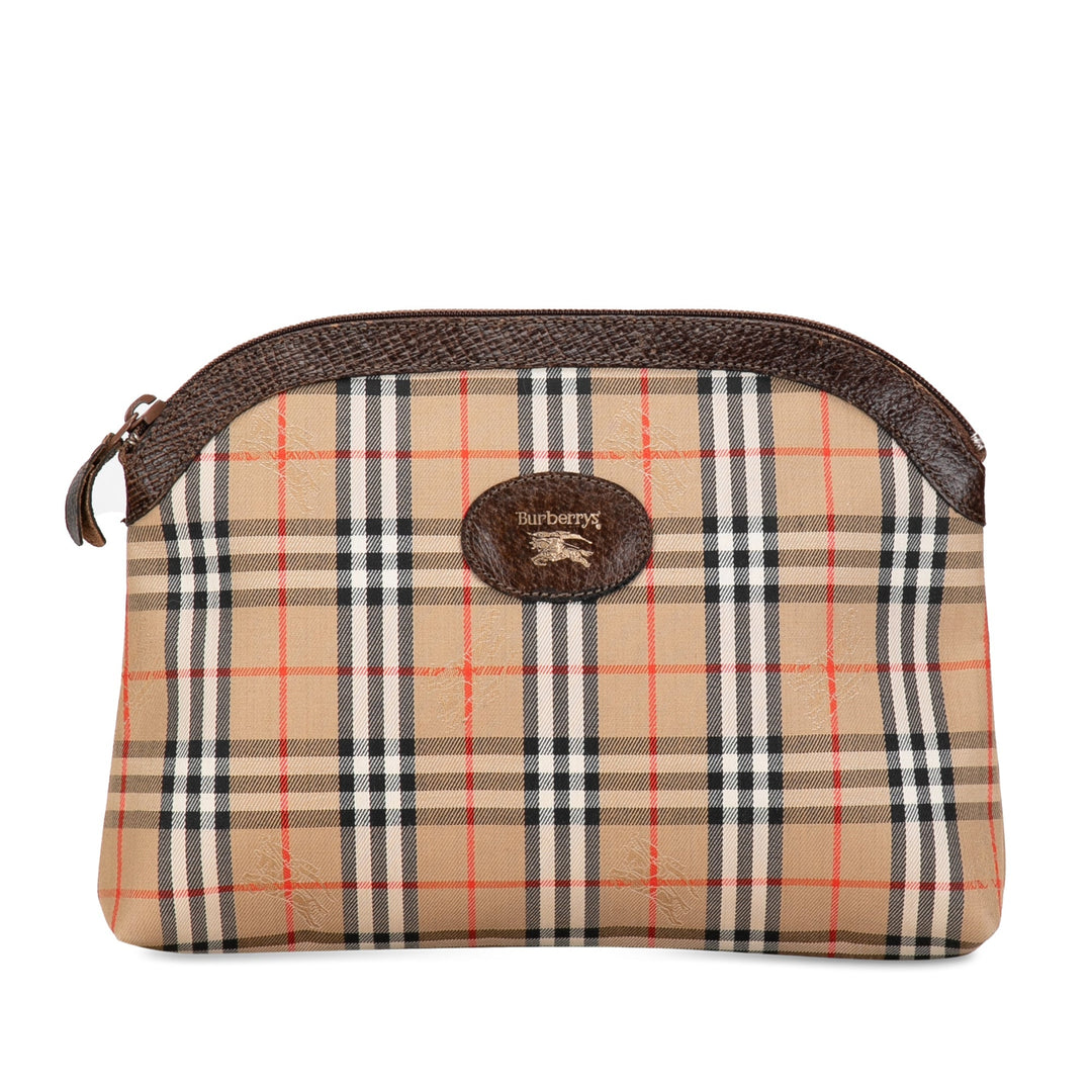 BURBERRY Haymarket Check Clutch Clutch Bag