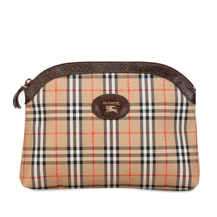 BURBERRY Haymarket Check Clutch Clutch Bag