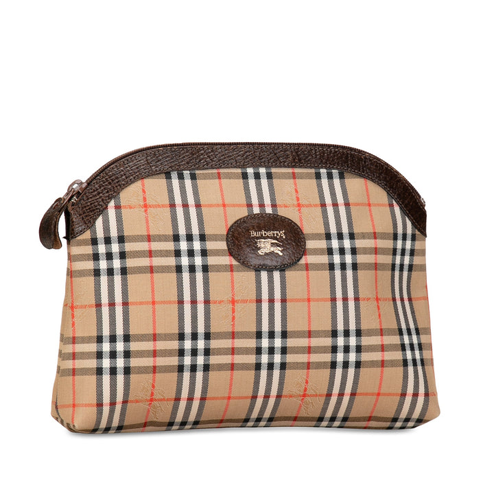BURBERRY Haymarket Check Clutch Clutch Bag